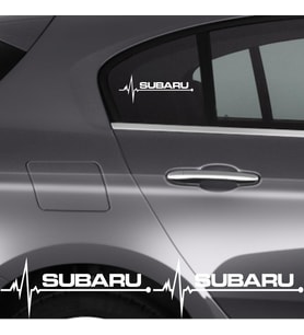 Subaru Vivio İçin Uyumlu Aksesuar Oto Ritim Sticker 2 Adet 20*9 Cm