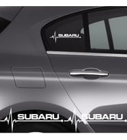 Subaru Vivio İçin Uyumlu Aksesuar Oto Ritim Sticker 2 Adet 20*9 Cm