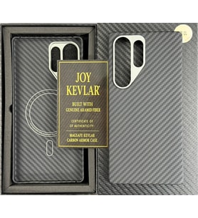 Joykevlar Samsung S25 Ultra Gerçek Kevlar Carbon Premium Telefon Kılıfı