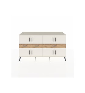 Kronos Konsol 5 Raflı 3 Çekmeceli 8 Kapaklı 176x59x99 Aytaşı-Aytaşı/Çam