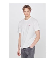 Wrangler Relaxed Fit Beyaz Erkek T-Shirt W7NM203877102