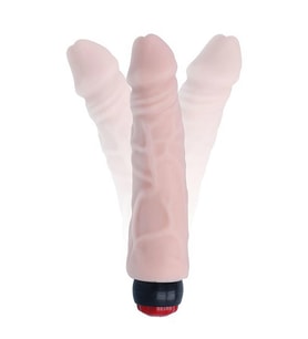 Ultra Gerçekçi Dokulu Güçlü Titreşimli Klasik Kalın Realistik Vibratör Penis 24 CM