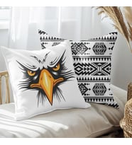 eJOYA Kartal Tasarımlı 2'li Yastık İçi Ve Kırlent Kılıfı 45cm 113529