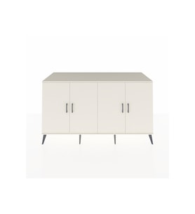 Kronos Konsol 4 Raflı 4 Kapaklı 176x59x99 Aytaşı-Aytaşı/Antrasit