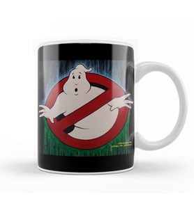 Ghostbusters Logo Water Colors Kupa Bardak Porselen