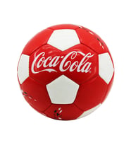 Nostaljik Futbol Topu - Dikişli - Kırmızı Beyaz