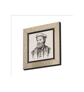 Italyan Kaşif Marco Polo Baskılı Mdf Magnetkrg-062buzdolabı Süsü