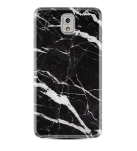 Samsung Note 3 4 5 8 9 20 Ultra 10 Lite Kılıf Desenli Silikon Siyah Şerit Mermer 1318