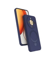 Coverzone Honor X9D ile uyumlu K?l?f MagSafe ile uyumlu Z-Samara Kapak Wireless ?arj �zellikli Stand Olabilen Honor X9D kilif Lacivert