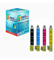 Photo Print® EPSON T1291-T1294 Uyumlu İthal Muadil 4 Renkli Kartuş Seti (Çok Renkli)