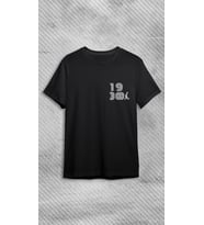10 Kasım 1938 Atatürklü Tişört, 10 Kasım Atatürk Baskılı Tişört, Siyah T-Shirt/Tişört