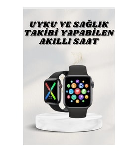 Mey İthalat® Akıllı Saat Wireless Şarj Yüksek Çözünürlüklü Müzik Dinleme Sesli Cevaplama
