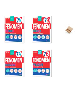 Fenomen 7. Sınıf Maarif 7A + 7B Türkçe ve Paragraf 4lü Set Soru Bankası + Telefon Standı