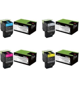 Lexmark Cx310 / Cx310n / Cx310dn 4 Renk Set Toneri