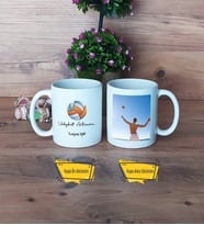 Voleybol Antrenörü Kupa Bardak Beyaz Fotoğraflı