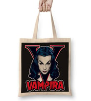 Vampira Vampir Bez Çanta Uzun Saplı