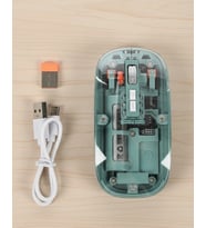 Pilelistore  Şeffaf Tasarımlı Bluetooth Kablosuz Mouse Pilli Kullanım