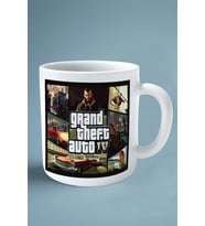 Grand Theft Auto gta Oyun Baskılı Kupa Bardak Çift taraflı Kişiye Özel model 6