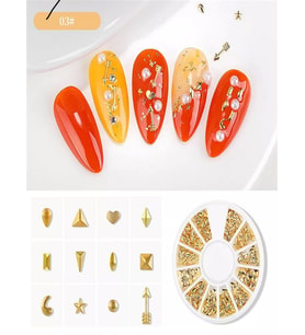 Metal Nail Art Tırnak süsü (F693-03)
