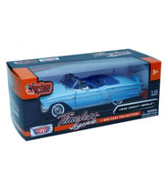 1958 Model Klasik Chevy Impala 1:24 Ölçekli (Mavi)