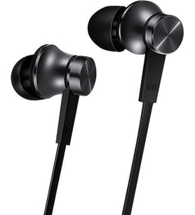 Xiaomi Mi Piston Basic Edition Kulakiçi Mikrofonlu Kulaklık (Yassı Kablolu) (Siyah)