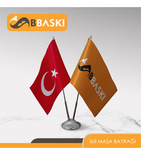İkili masa bayrağı(Direk dahil)