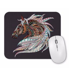 Color Horse 2 Mouse Pad