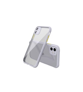 Iphone 12 Mini Kılıf Miami Şeffaf Silikon - Lila