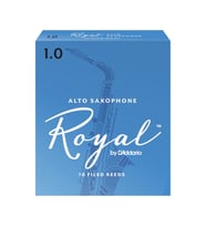 D'Addario RJB1010 Royal Alto Saksafon Kamışı No: 1.0 (Başlangıç) - 10'lu Paket  Fransız Kesim (Filed), Esnek ve Net Ton Yapısı