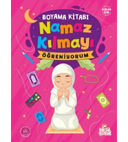 Namaz Kılmayı Öğreniyorum Kız - Boyama