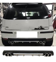 Opel Corsa C Gri Difüzör Çiftli Yuvarlak Egzoz Görünümlü D Tip Difizör