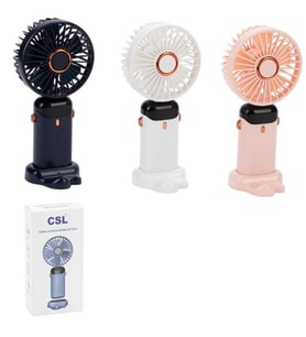 CSL F100 Şarjlı Mini Fan Pembe