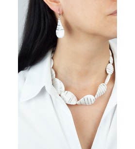 Simli Kolye Küpe Set