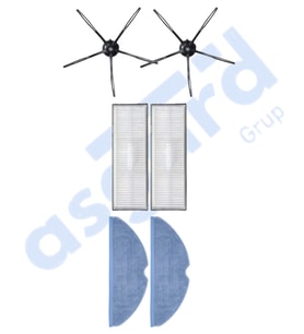 ROBOROCK S7 ( PLUS- MAXV-MAXV ULTRA- PRO ULTRA ) UYUMLU 2 Yan Fırça 2 Filtre 2 Mop PKT-iasgf0000739