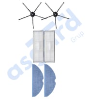 ROBOROCK S7 ( PLUS- MAXV-MAXV ULTRA- PRO ULTRA ) UYUMLU 2 Yan Fırça 2 Filtre 2 Mop PKT-iasgf0000739