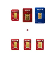 Nadir Gold 24 Ayar 19 Gram Altın (1 Ad 10 Gram Altın + 1 Ad 5 Gram Altın + 4 Ad 1 Gram Altın )