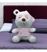 Sevimli Uyku Ayıcık 30CM Pembe