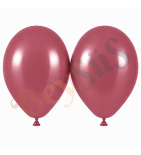 Yaban Çileği Renk Lateks Retro Balon (50 cm) - 2 Adet