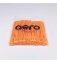 Aero Çuvaldız Plastik Geniş Delik Kısa 17 cm (100 Adet) Turuncu