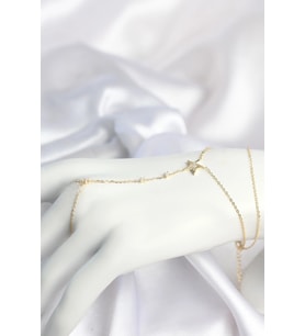 Gold Renk Yıldız Model Pirinç Kadın Şahmeran