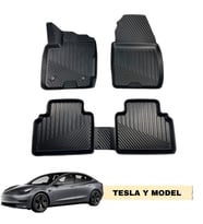 Tesla Model Y 3D Havuzlu Araca Özel Oto Paspas