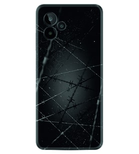 General Mobile GM 24 Pro Kılıf Silikon Desen Özel Seri Dikenli Tel 1779