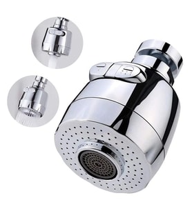 SN-27114 2 Kademeli Tasarruflu Musluk Başlığı 360 Derece