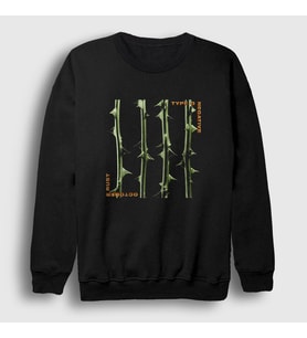 Presmono Unisex Siyah October Rust Type O Negative Sweatshirt 437067tt