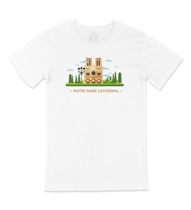 Notre Dame Katedrali Tişört