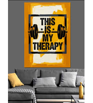 This Is My Therapy Dekoratif Kanvas - Mdf Ahşap Tablo
