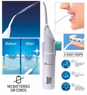 Portatif Tasarım Power Floss Mekanik Ağız Temizleme Aleti