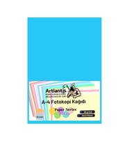 Deniz Mavisi Renkli A-4 Fotokopi Kağıdı 25 li 1 Paket Artlantis Fotokopi Renkli A4 Kağıdı