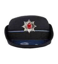 Polis Tören Şapkası (Kep) Memur Bayan (Lacivert)