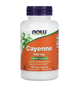 Now Foods Cayenne, 500 mg, 100 Veg Capsules